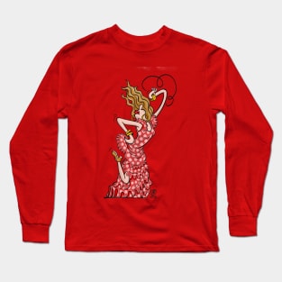 Flamenco dancing Long Sleeve T-Shirt